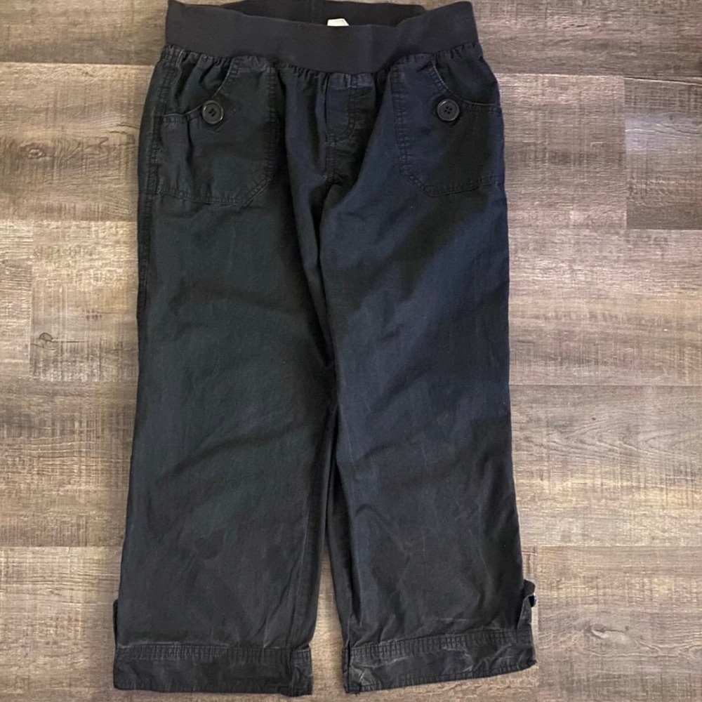 💞 Women’s Small Black Maternity Cropped Pants